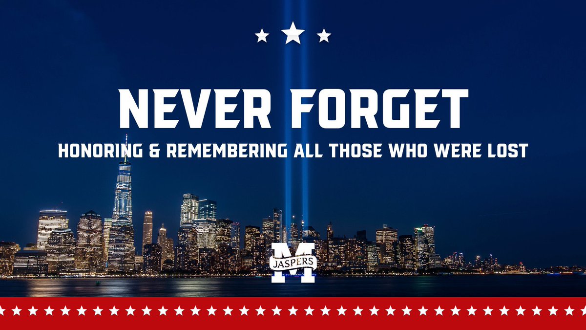 Today, Manhattan Athletics remembers the lives that were lost 23 years ago and the heroic sacrifices made by the first responders on that day. Our thoughts are with the families of the victims and all those whose lives were forever changed.