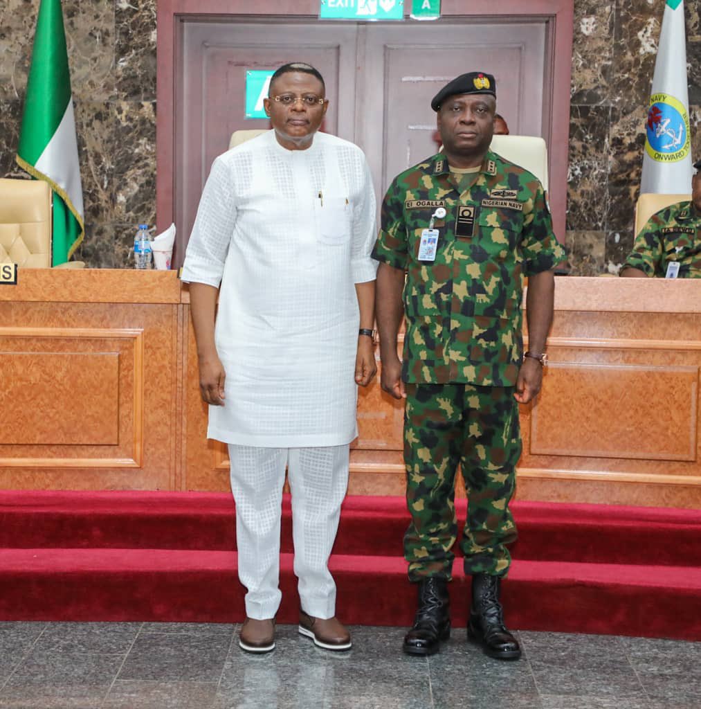 Bassey Edet Otu (@officialspbo) on Twitter photo Earlier this week, I had a productive meeting with the Chief of Naval Staff (CNS), Vice Admiral Emmanuel Ikechukwu Ogalla, in Abuja, focused on securing assurances for enhanced coastal security, surveillance, and the development of the proposed Bakassi Deep Seaport.
During our Earlier this week, I had a productive meeting with the Chief of Naval Staff (CNS), Vice Admiral Emmanuel Ikechukwu Ogalla, in Abuja, focused on securing assurances for enhanced coastal security, surveillance, and the development of the proposed Bakassi Deep Seaport.
During our