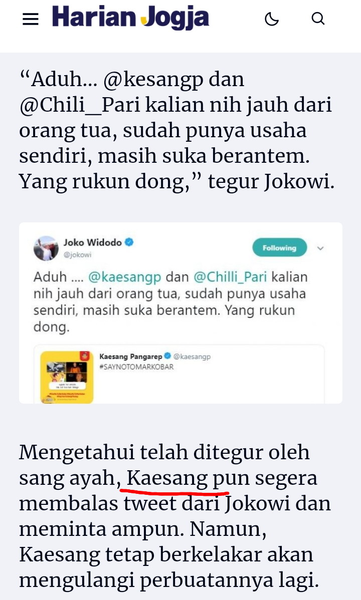 Tan_Mar3M's tweet photo. Tamat ya?. Fix fufufafa. https://t.co/cKAmonzaOO