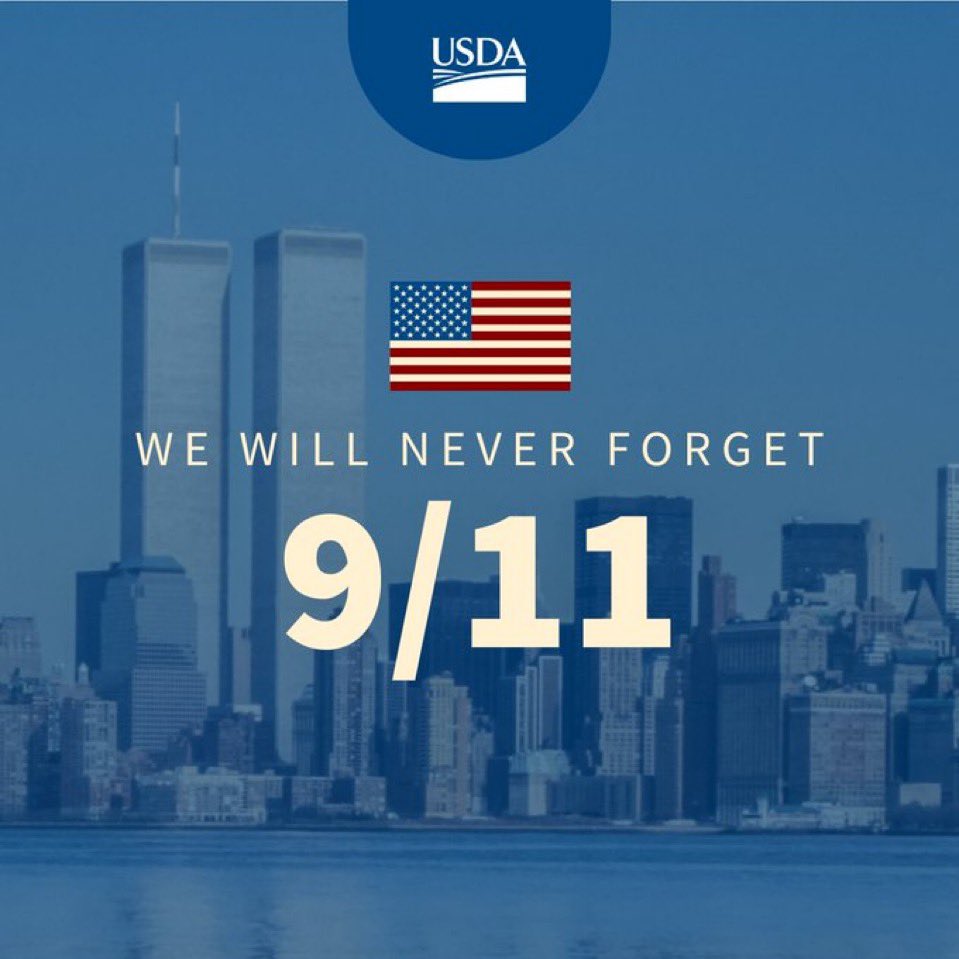 Today, we honor and remember the lives lost on September 11, 2001, and the heroes who showed incredible bravery. We are grateful for the strength and resilience that emerged from that tragic day. #NeverForget