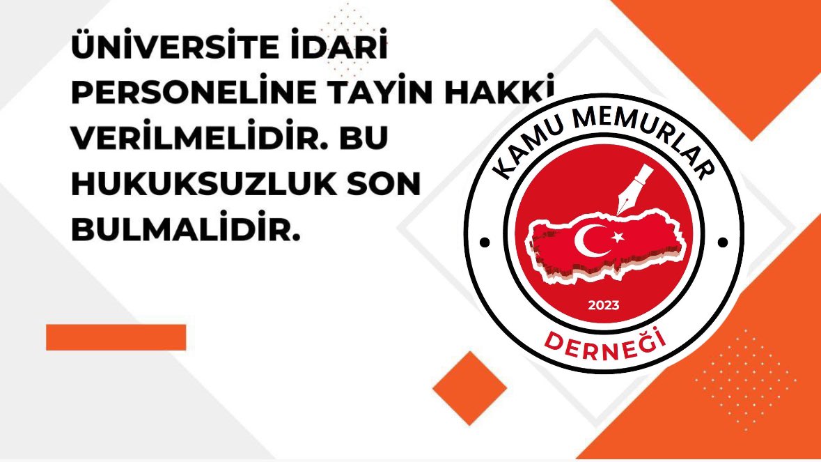 45 YIL ÖNCE
2547 SAYILI KANUN YÜRÜRLÜĞE GİRDİĞİNDE:

-HER İLDE ÜNİVERSİTELER YOKTU,
ANCAK O ZAMANLAR
ÜNİVERSİTE MEMURLARINA,
BECAYİŞ HAKKI, KURUMLAR ARASI GEÇİŞ HAKKI VE PAYDAŞ KURUMLARLA GEÇİŞLER İÇİN PROTOKOLLER İMZALANMIŞ ÜNİVERSİTE MEMURLARIN TAYİN HAKLARI YERİNE