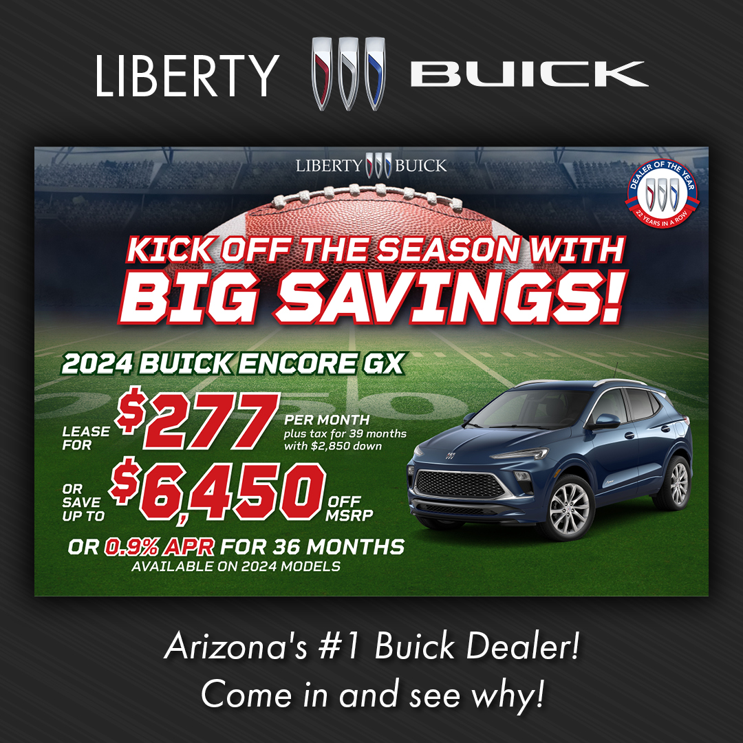 Lease a 2024 Buick Encore GX for $277/mo plus tax for 39 months with $2,850 down, or save up to $6,450 on your purchase!  0.9% financing is also available for 36 months on 2024 models. 🚗💨 #DriveSmart #BuickEncore2024 #EncoreGX

Shop For Yours at 👉 p1.tt/46S7U5P