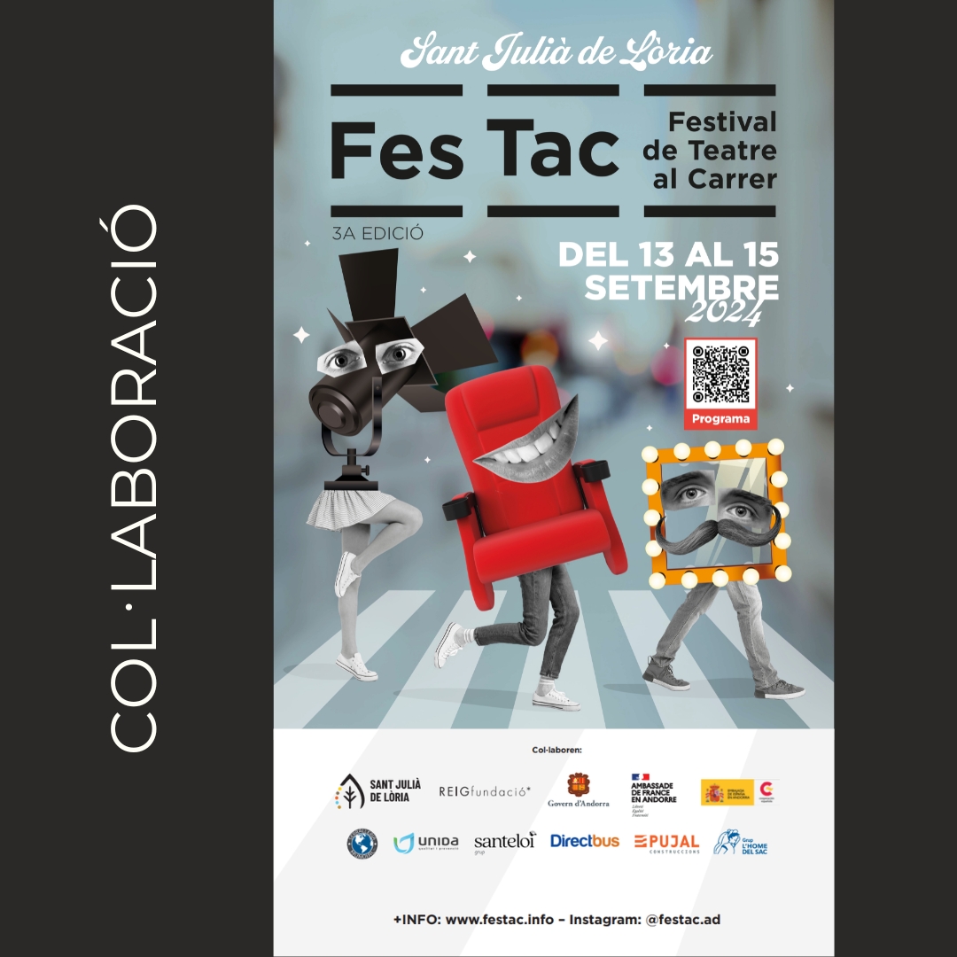 Emocionats d' anunciar la col·laboració al Festival de Teatre al Carrer! Aquest cap de setmana Sant Julià de Lòria s'omplira de talent, creativitat i espectacles únics. Ens sumem a aquest gran esdeveniment per recolzar la cultura i l'art local. #PatrociniCultural #GrupPirineu