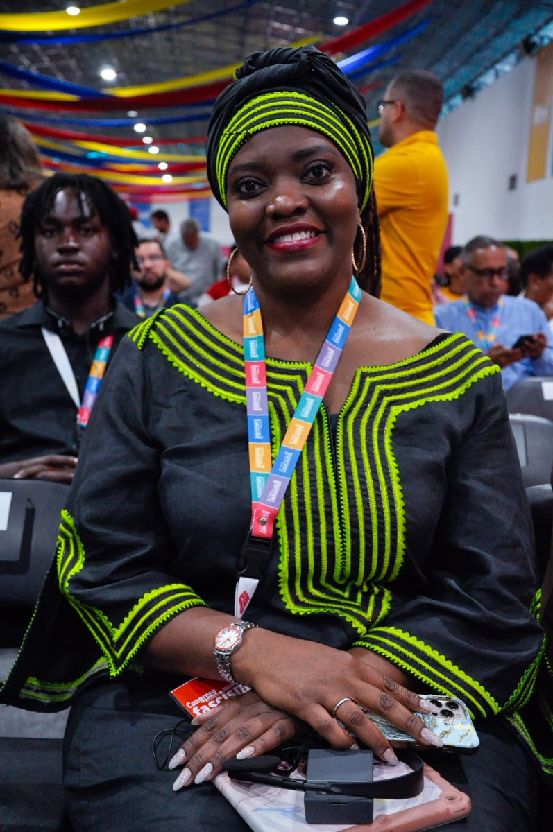 Vpdte. Sectorial @DCabellor: "Les damos las gracias porque son unos valientes, mujeres y hombres, que con su presencia acá en nuestro país nos acompañan en esta lucha, en esta batalla que es nuestra batalla, pero que también es la batalla de ustedes".