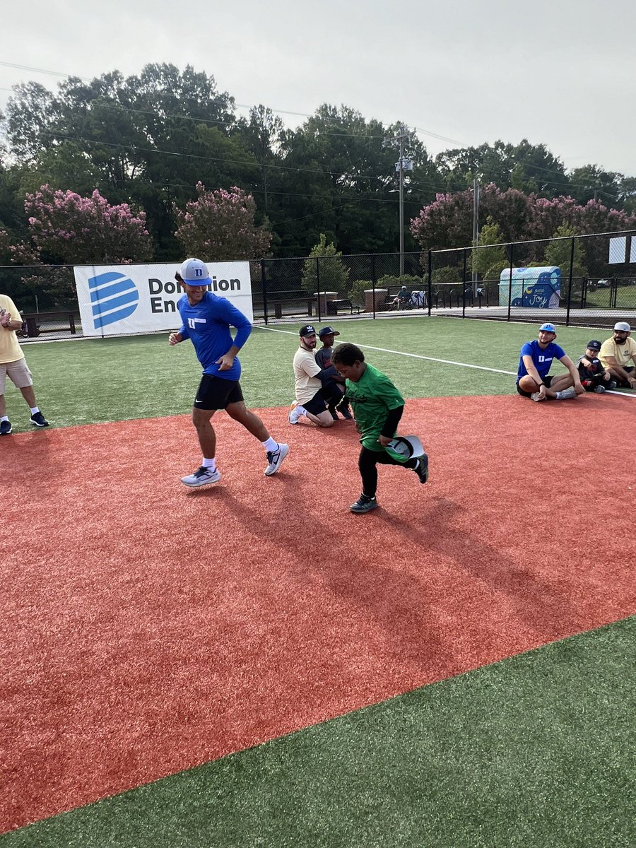 Duke Baseball (@dukebase) on Twitter photo This is what it’s all about 💙
We had an awesome time playing ball with our friends from the <a href="/MLoftheTriangle/">Miracle League Tri</a> to help kick off their season! This is what it’s all about 💙
We had an awesome time playing ball with our friends from the <a href="/MLoftheTriangle/">Miracle League Tri</a> to help kick off their season!