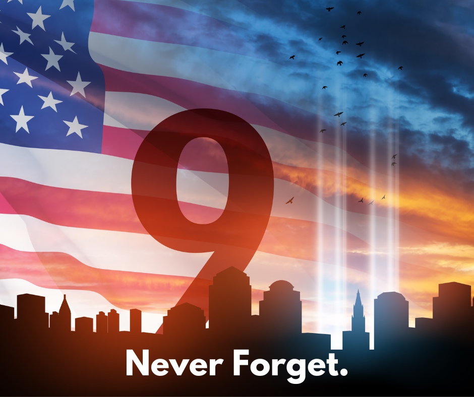 Today, we honor and remember the lives lost on 9/11. We reflect on the courage, sacrifice, and resilience that emerged from such a profound tragedy. Let us unite in remembrance and stand together in solidarity. 🕊️🇺🇸 

#NeverForget #September11 #InMemoriam #UnitedWeStand
