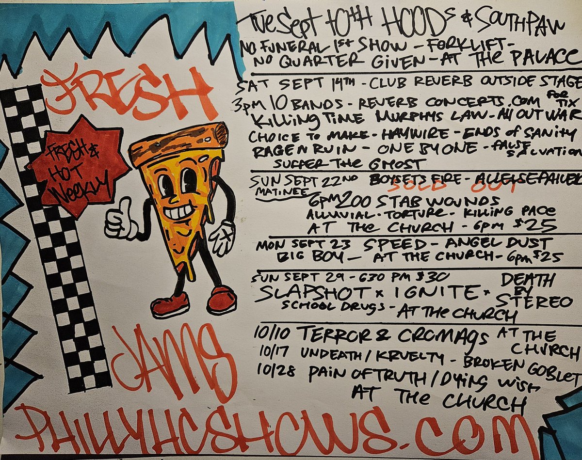 Staying busy this fall...

phillyhcshows.com