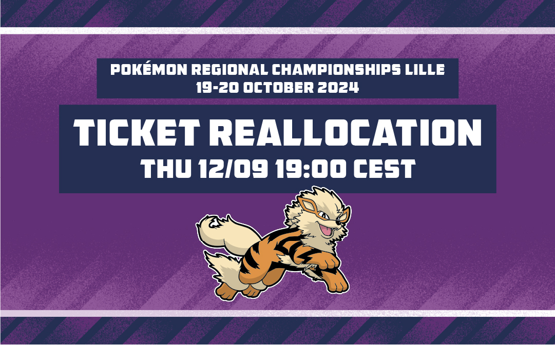 fanfinity_pkm's tweet photo. Attention Pokémon Trainers! 
Due to popular demand, we are adding more MA TCG tickets for the Pokémon Regional Championships in Lille!

In 24 hours on September 12th, 19:00 CEST, you can get your ticket here https://t.co/jByEP5IUjb. 

See you in Lille! https://t.co/ma0Ujs5BUd