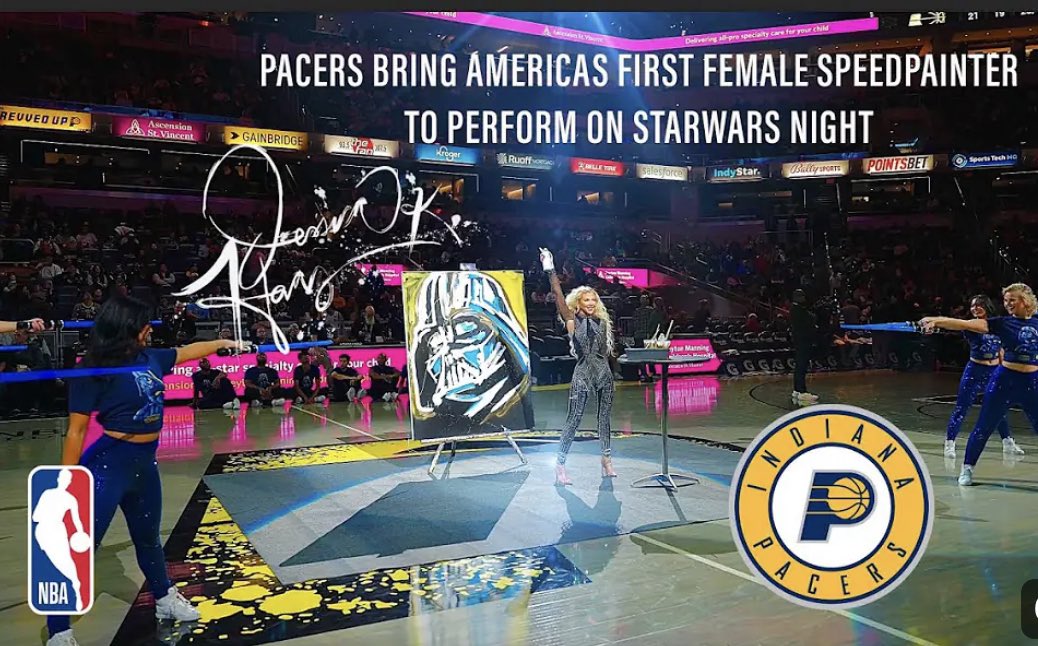 Jessica_Haas's tweet photo. RIP Earl Jones ! #starwars #earljones #darthvader ๐จ๐๐ป
Starwars Art performed at @Pacers Starwars night Halftime by Fastest Spee... https://t.co/Yp2Asx8KzP via @YouTube
#nba #RIPJamesEarlJones #speedpainter #halftime #StarWars #events #gameentertainment #halftimeshow https://t.co/8j9Exofk5a