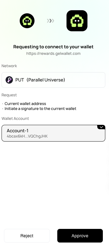 GelLabsGlobal's tweet photo. Click Connect Wallet 
⬇️
Sign up with your Google account
⬇️
Click approve &amp; add PUT network (Layer1 blockchain)
⬇️
Last Step: Copy the wallet and comment here.

voilà, you have successfully entered the giveaway! https://t.co/17Ppyns3F6