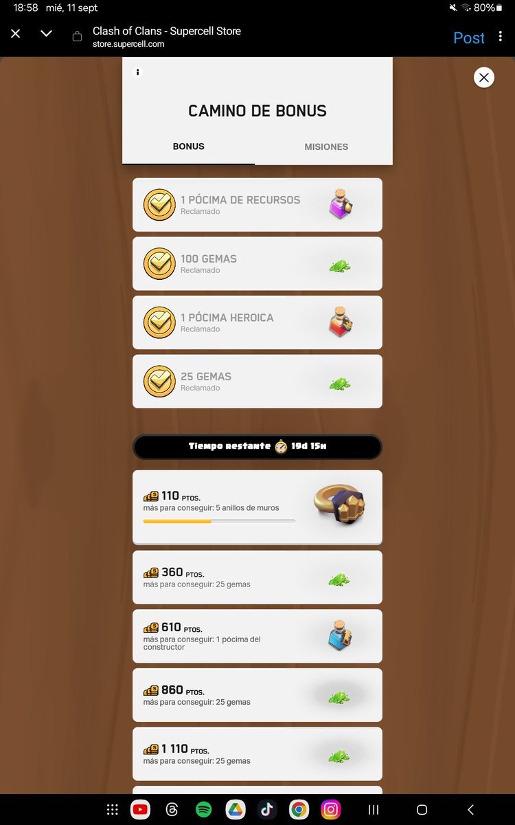 Adrixvag's tweet photo. @ClashofClans Ojalá haya suerte☘️☘️ https://t.co/PBtTPPKGBw