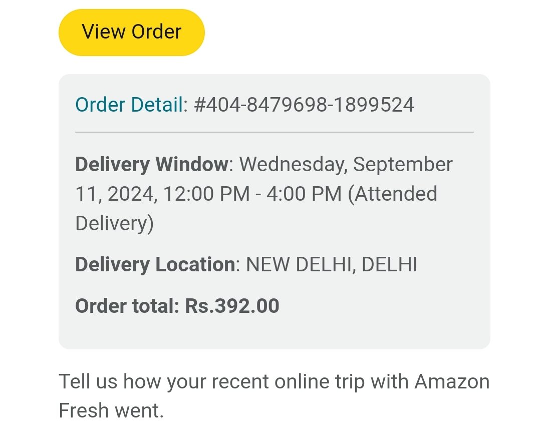 sharfuddin17oct's tweet image. @AmazonIN, as a Prime member, I expected better! My Fortune ata order missed its scheduled delivery date &amp;amp; was rescheduled without consent, forcing me to take my family out for dinner. Please compensate me &amp;amp; take my complaint seriously to avoid future mistakes.#FailedDelivery