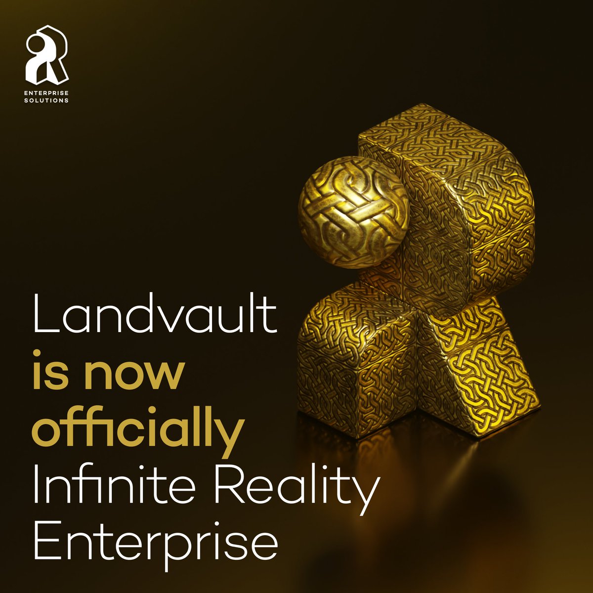 Following our acquisition, Landvault is now Infinite Reality Enterprise, strengthening our suite of immersive experiences as part of the Infinite Reality portfolio. 🥳

The Enterprise arm of @Infinite_iR will be dedicated to delivering state-of-the-art, immersive experiences for