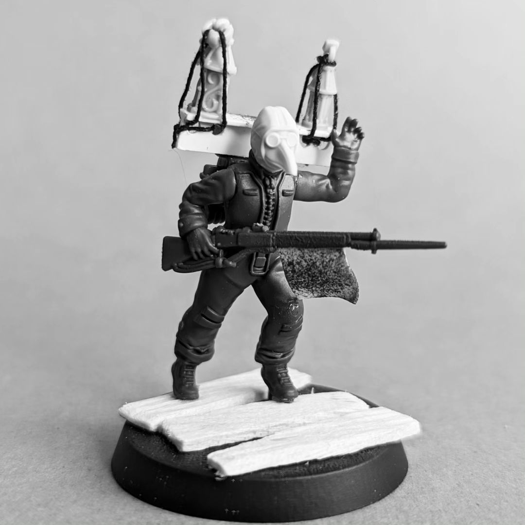 Anvil_Industry's tweet photo. Today's #WIPWednesday we have an interesting #aetherpunk28 project by @gopaintitg on Instagram, a post apocalyptic skirmish game of wizards and failing magics.
#anvilindustries #tabletopgaming #miniatures #28mm #wargaming #resin #bits #bitz #conversions #bitsbash #kitbash https://t.co/MOML9Ed1YG