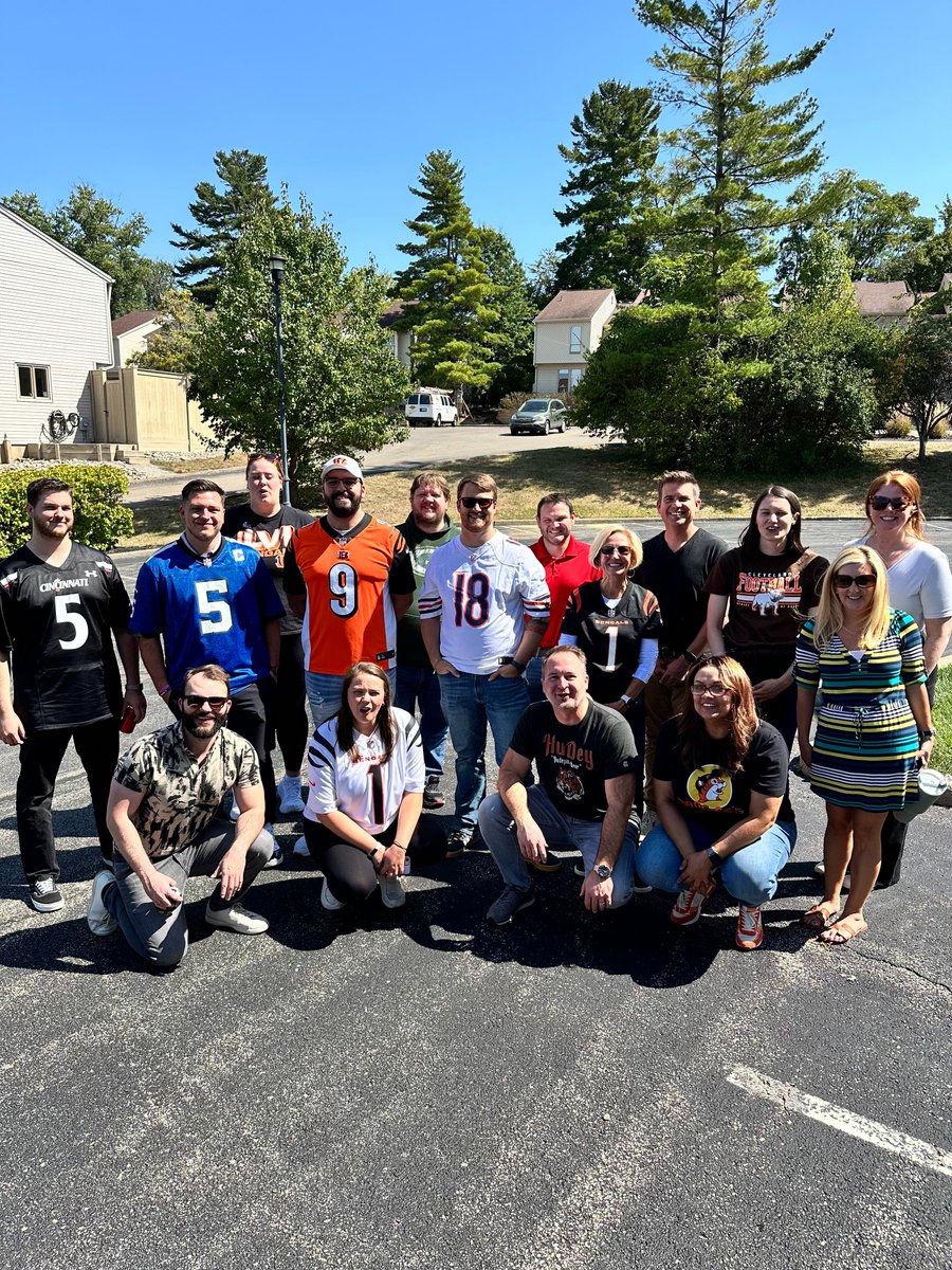 Kicking off the football season here at EMI with some tailgating!