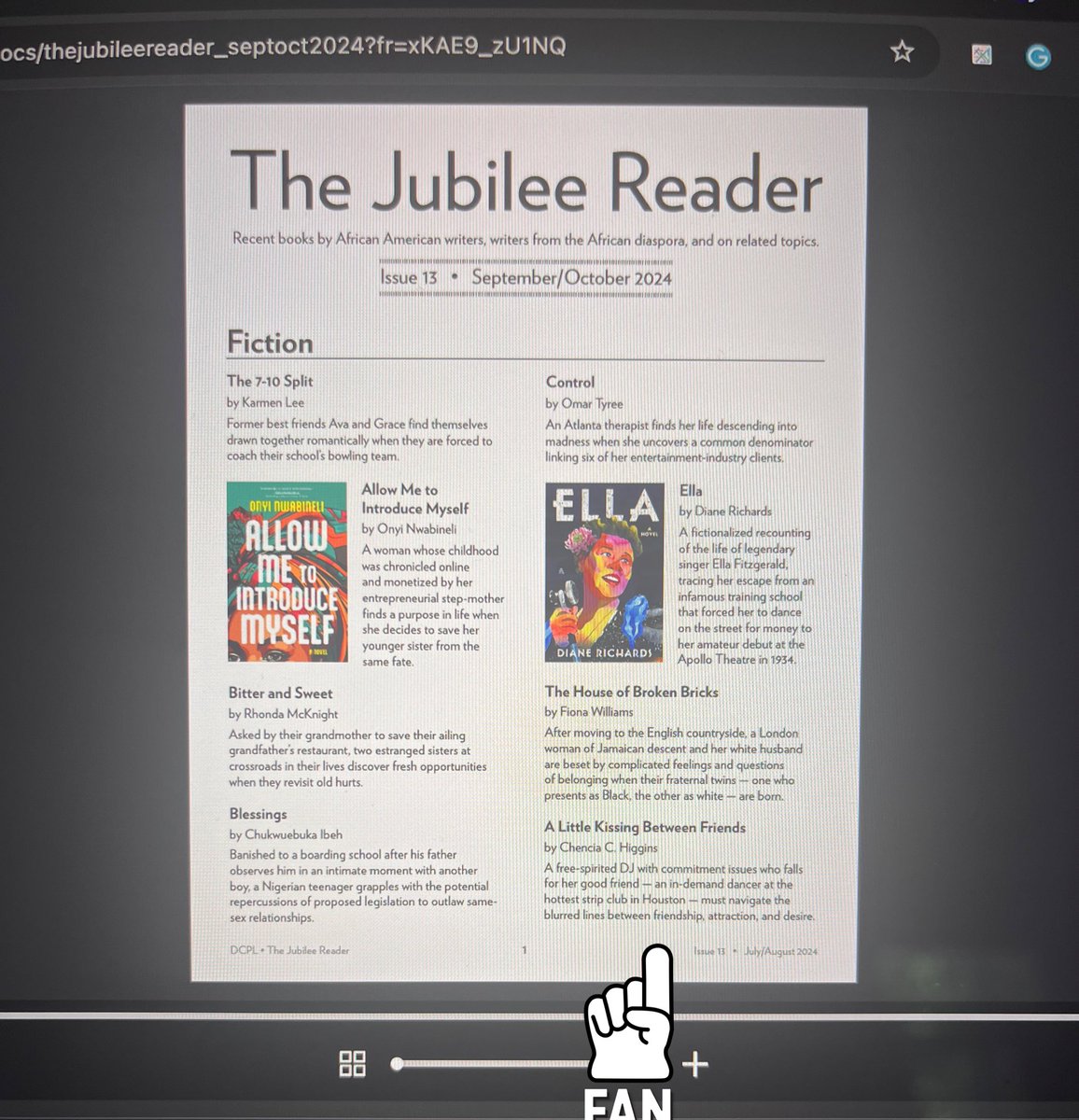 Demetria Rosebud ๐ฅ (@authordrose) on Twitter photo Always nice to see familiar names in my library systemโs newsletter!
<a href="/ChenciaCHiggins/">Newsprint Shawty ๐ she/her</a> ๐ Always nice to see familiar names in my library systemโs newsletter!
<a href="/ChenciaCHiggins/">Newsprint Shawty ๐ she/her</a> ๐