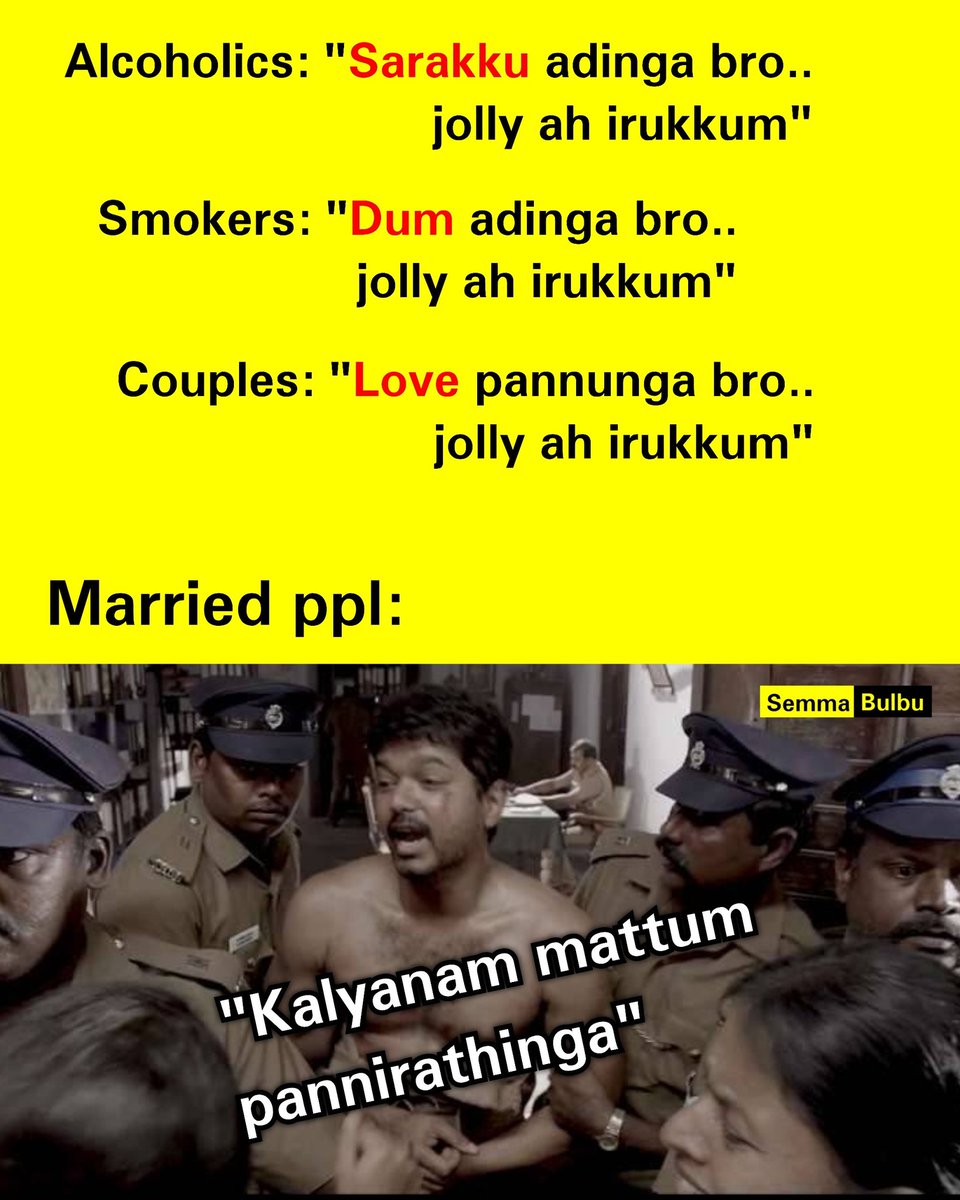 semmabulbu's tweet photo. Ennada ellarum ithaye solringa😂

#tamilmemes #tamilstatus https://t.co/LLXlmVmrJO