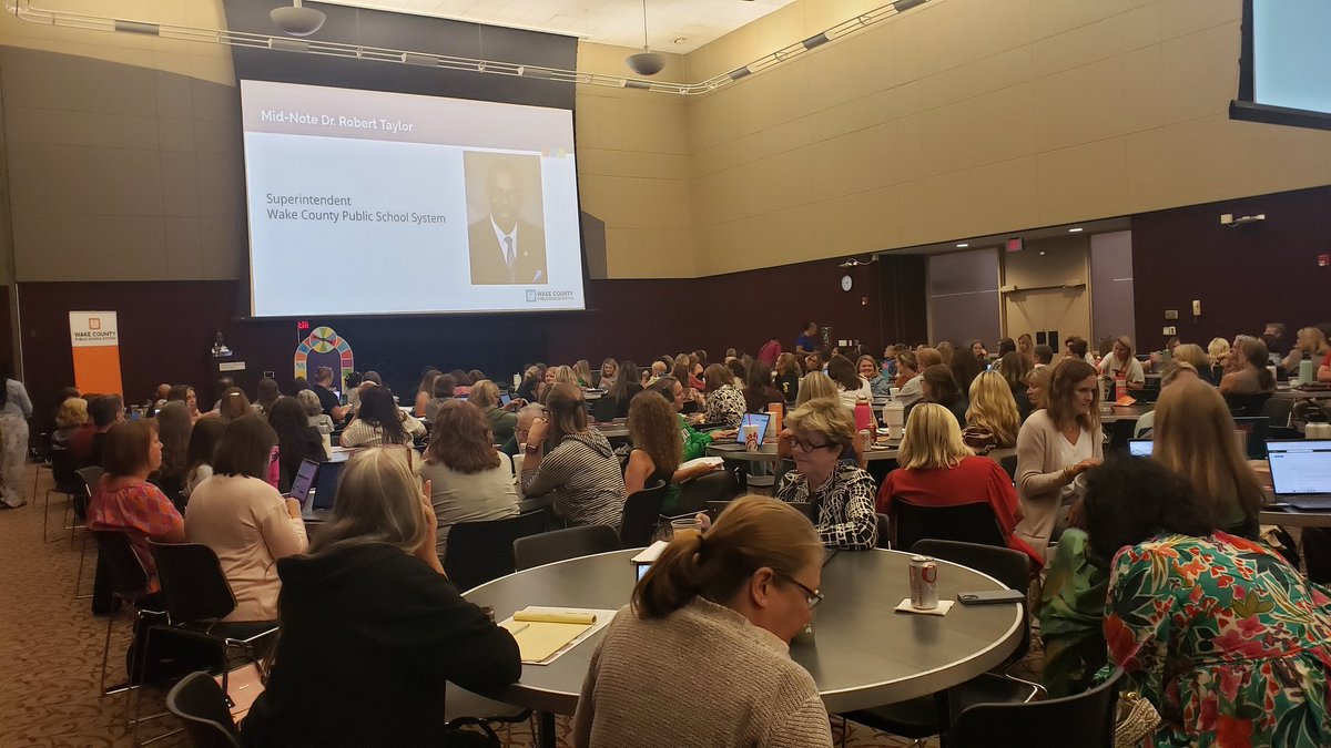 RangelMariarosa's tweet photo. Enjoying presenting at the AIG Kick-off @WCPSS_ALS @WCPSS https://t.co/eGkcH4x1FW