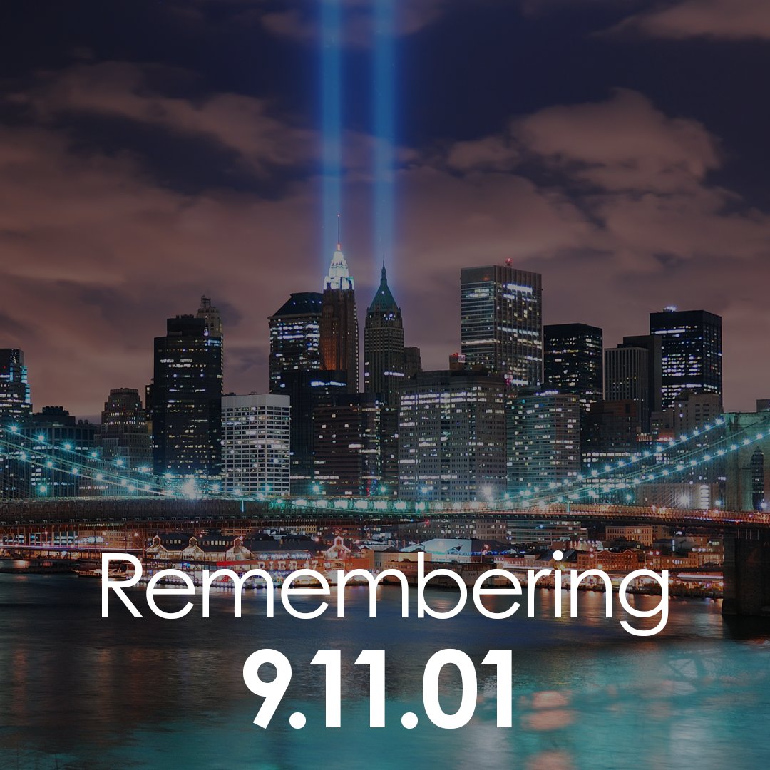 Today, we honor the memory of those we lost on September 11, 2001. We stand united in remembrance and resilience, paying tribute to the heroes who emerged that day and the enduring spirit of our nation. Leet us continue to strive for peace, unity, and a brighter future for all.