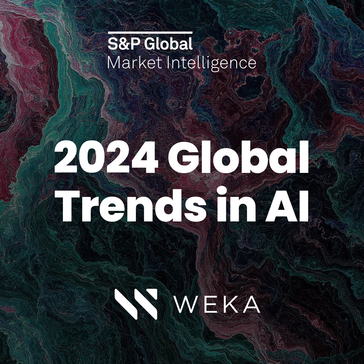 weka's tweet photo. 🚨 Just announced at #ALLIN2024: The 2024 Global Trends in AI report is out NOW!

We’re pleased to unveil the second annual #TrendsinAI report from @spgmarketintel and #WEKA. 

As part of the report, over 1,500 AI practitioners and decision-makers were surveyed to understand the underlying trends influencing AI adoption and implementation.

Learn more about the release of this year’s report: https://t.co/WOEDCZcQ6V