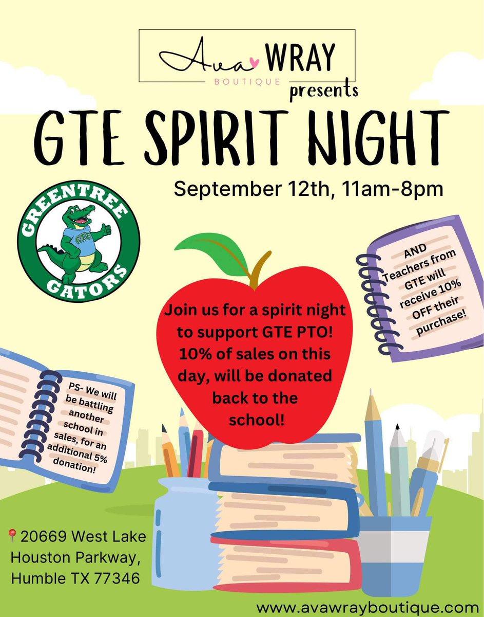 Greentree Elementary PTA | HumbleISD tweet media