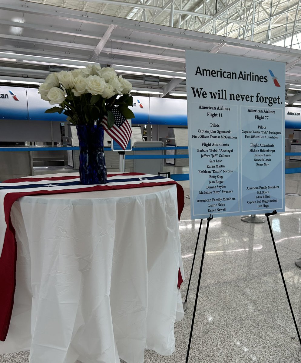 #NeverForget I definitely have not… ❤️🇺🇸<a href="/AmericanAir/">americanair</a>