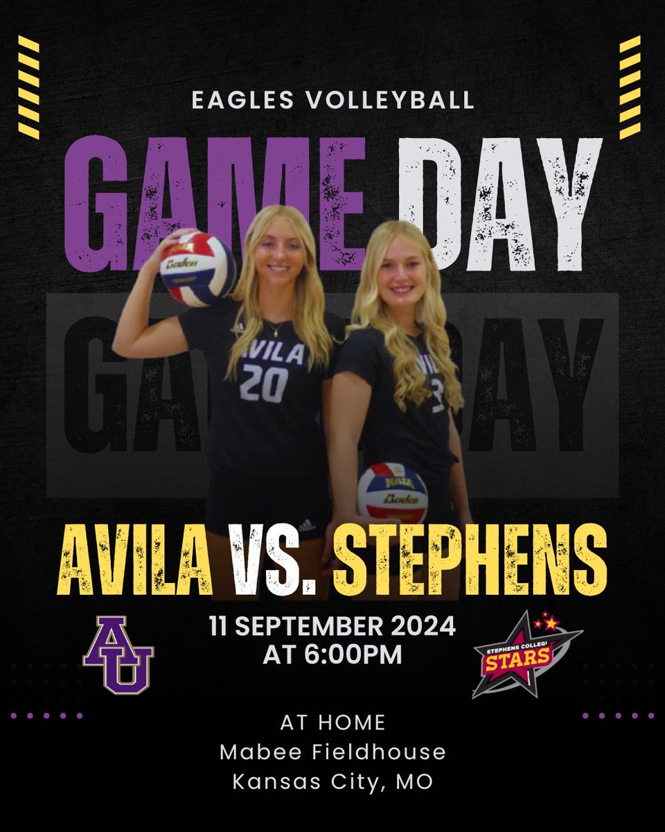 Come out tonight and watch your Lady Eagles take on Stephen’s at HOME!! 🦅

🆚 Stephen’s College
📍 Mabee Fieldhouse, Kansas City, MO
⌚️ 6:00pm CST
🖥️ kcacnetwork.com/?B=1297452