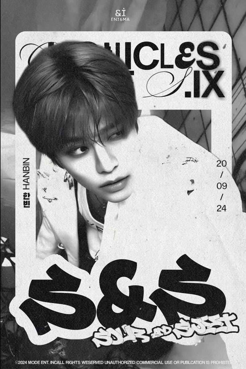 MC_LABELS's tweet photo. 𝗘𝗡𝗜𝟲𝗠𝗔 ≺ 엔닉마 ≻
The 1st EP : [CHRONICELS ➅F SIX] 

🗝 Concept Image &amp; Clip ⌜ Enigma #2 ⌟
: https://t.co/LQRnPC2WUC

⌑ 2024.09.20 (FRI)
6PM     KST
4PM     WIB

#ENI6MA #엔닉마 #1stEP
#MCLABELS #FICTIONALKPOP 

____ https://t.co/bEuFMj1FqZ