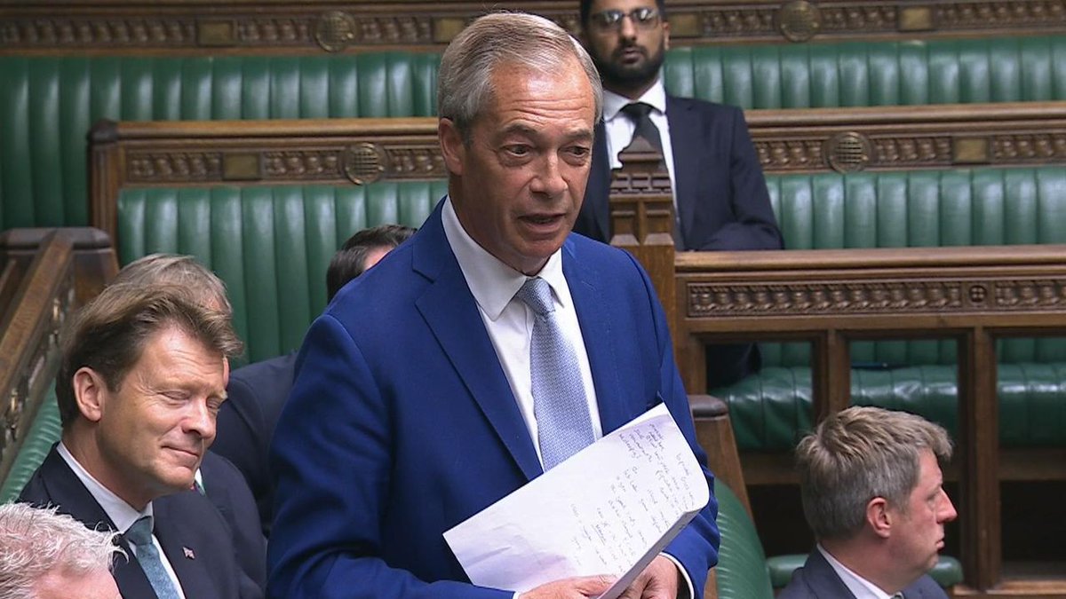 RachelA1892's tweet image. Nigel Farage has been described today as the "real Leader of the Opposition" to Starmer's Labour.
Is that true?