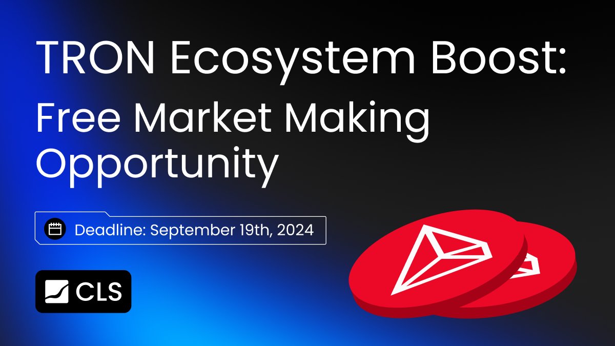 TronSeason's tweet photo. Calling all TRON developers!

@CoinLiquidity are launching the #TRON Ecosystem Boost initiative:

1 outstanding project will receive a month of free professional market-making services. We're looking to support the most innovative idea.

Apply here:
 https://t.co/KMLWKuPxm5 https://t.co/K4jqyxp3ul