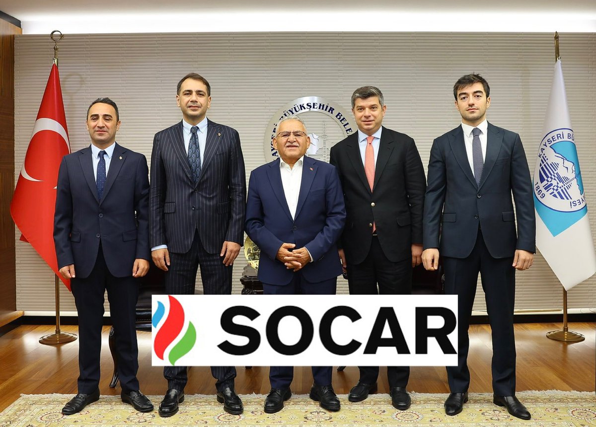 🔴 AK Partili Kayseri Büyükşehir Belediye Başkanı Memduh Büyükkılıç, soykırımcı İsrail’e petrol sevkiyatına devam eden SOCAR’ın yetkililerini makamında ağırladı.