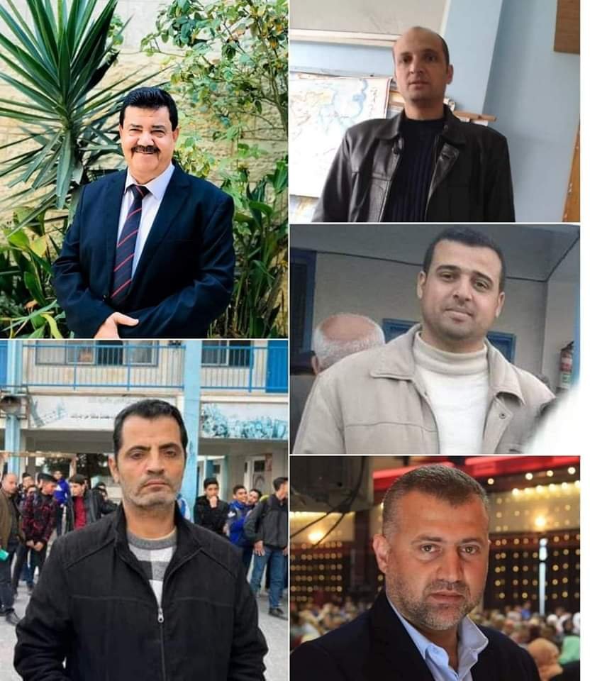 Breaking🚨: 11 <a href="/UNRWA/">UNRWA</a> teachers have been killed today in an airstrike on a UNRWA school in Al-Nusairat Camp

1_Mahmoud Aql
2_Yasser Abu Sharar
3_Shadia Salmi
4_Obaida Ali
5_Iyad Matar
6_Hani Mattar
7_Hussam Hammad
8_Bassam Shaheen
9_Mohammed Zayed
10_Laith Hattab
11_Ayser Qardaya