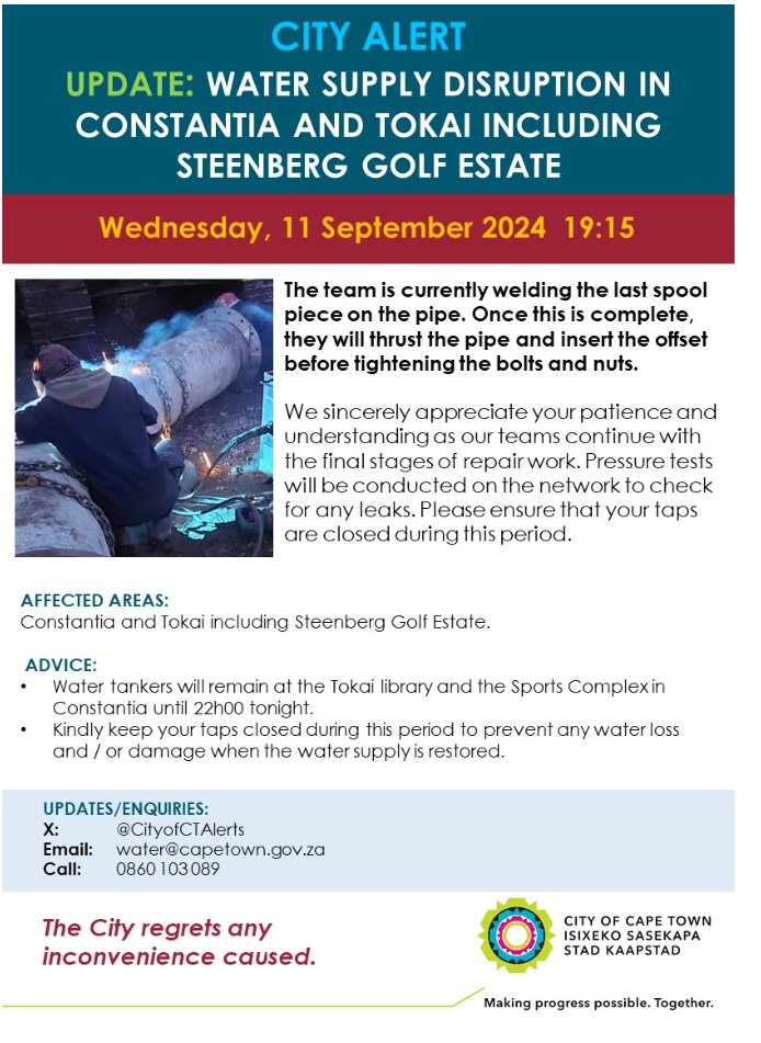 City of CT Alerts tweet media