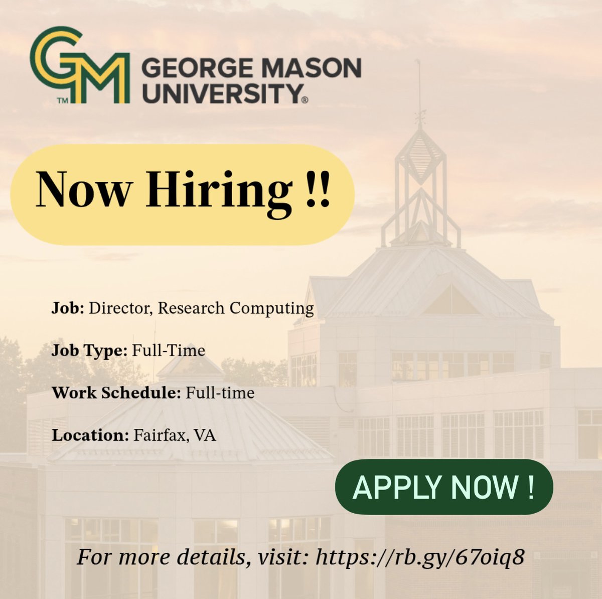 Apply now: listings.jobs.gmu.edu/jobs/director-…