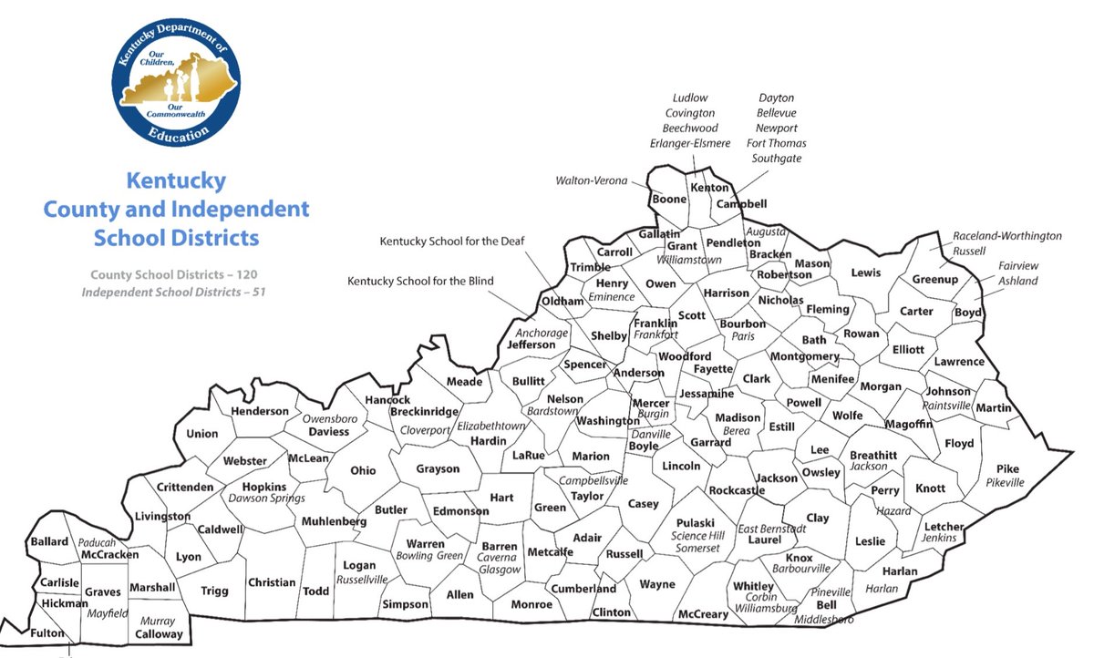 Kentucky's 171 public school districts offer open enrollment. 

That includes:
120 public districts
51 independent districts
70+ magnet schools

In all, every Kentucky family has 1,477 choices on where to send their kids to school without taking one dime from public education.