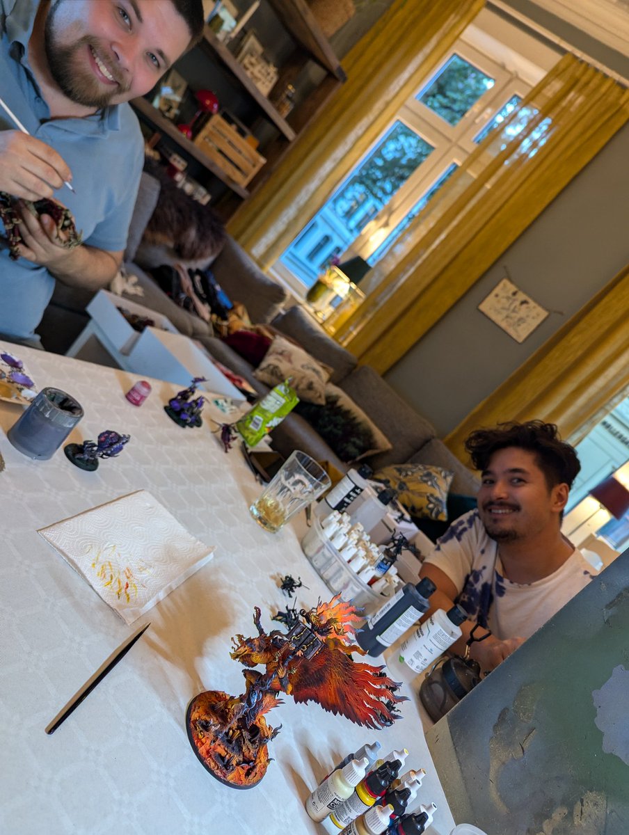 Hobby session with the boyz 🥰