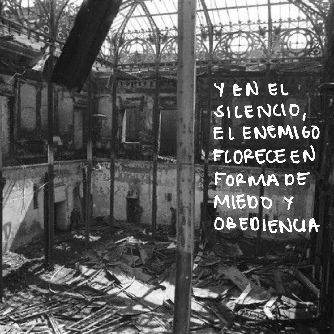 El silencio produce monstruos.