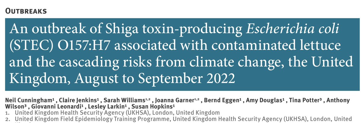 Niall Conroy (@nicu_doc_salone) on Twitter photo This is a fascinating paper in the current edition of <a href="/Eurosurveillanc/">Eurosurveillance</a> carried out by public health colleagues in <a href="/UKHSA/">UK Health Security Agency</a> It relates to the journey towards a large STEC\VTEC outbreak in the UK in 2022. It’s really relevant to the Irish experience because we have one of the highest This is a fascinating paper in the current edition of <a href="/Eurosurveillanc/">Eurosurveillance</a> carried out by public health colleagues in <a href="/UKHSA/">UK Health Security Agency</a> It relates to the journey towards a large STEC\VTEC outbreak in the UK in 2022. It’s really relevant to the Irish experience because we have one of the highest