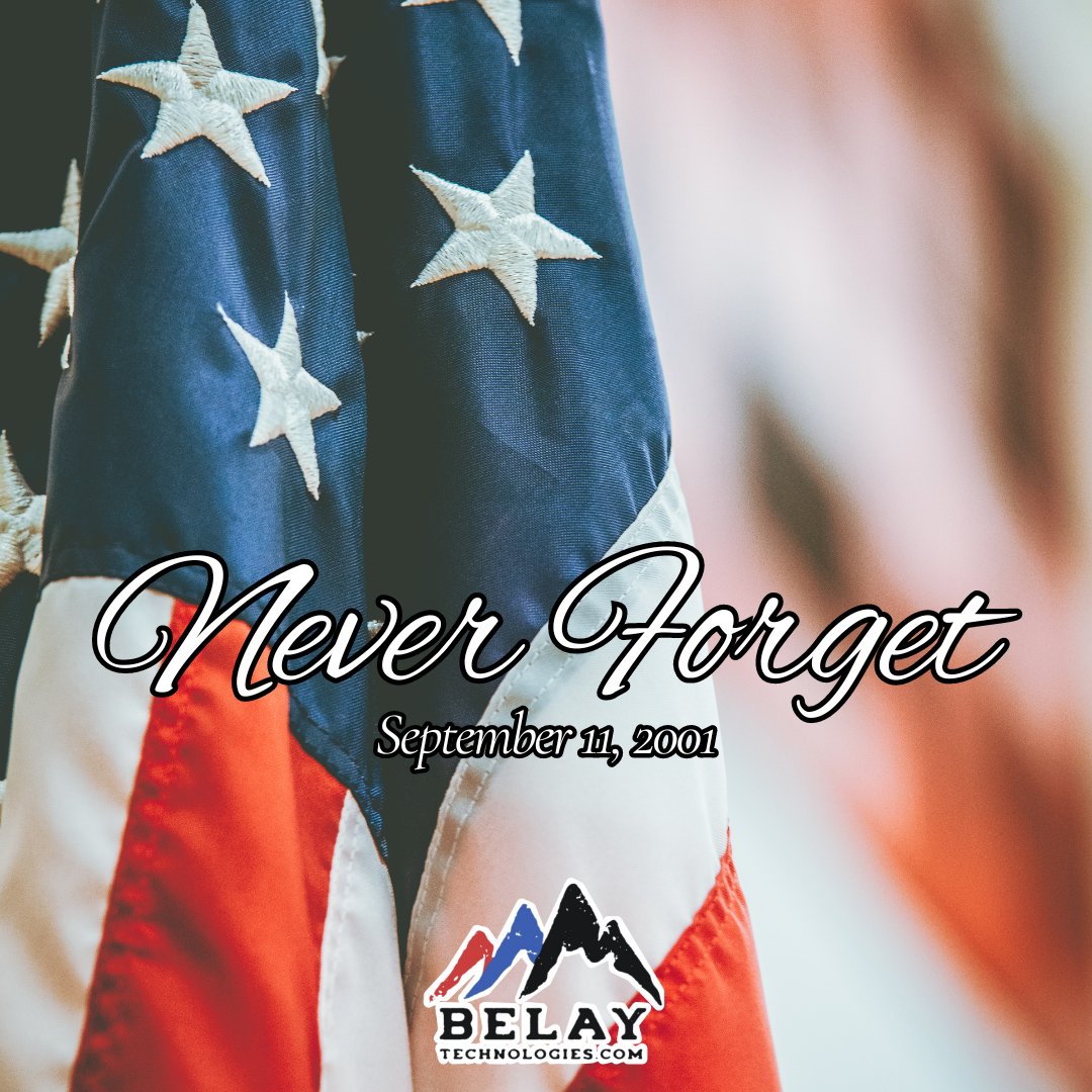 🕊️ Never Forget: Honoring 9/11 🕊️

Today, as we reflect on the significance of September 11, we at Belay Technologies pause to remember and honor the lives lost, the heroes who emerged, and the enduring spirit of resilience that followed.

#NeverForget #911Remembrance