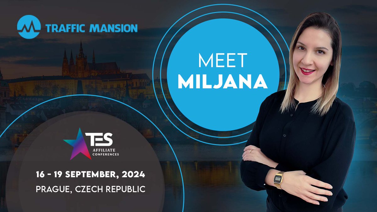 Traffic Mansion (@traffic_mansion) on Twitter photo 🚀 Final Countdown to TES Prague <a href="/TheEuroSummit/">The European Summit</a>!
🕒 Only a few days left to book your private meeting with Miljana and boost your campaigns! Don’t miss out 👉 shorturl.at/JZXvh
Let's make this event unforgettable! 🌟
#TESPrague #AffiliateMarketing #Dating #Networking #Adult 🚀 Final Countdown to TES Prague <a href="/TheEuroSummit/">The European Summit</a>!
🕒 Only a few days left to book your private meeting with Miljana and boost your campaigns! Don’t miss out 👉 shorturl.at/JZXvh
Let's make this event unforgettable! 🌟
#TESPrague #AffiliateMarketing #Dating #Networking #Adult