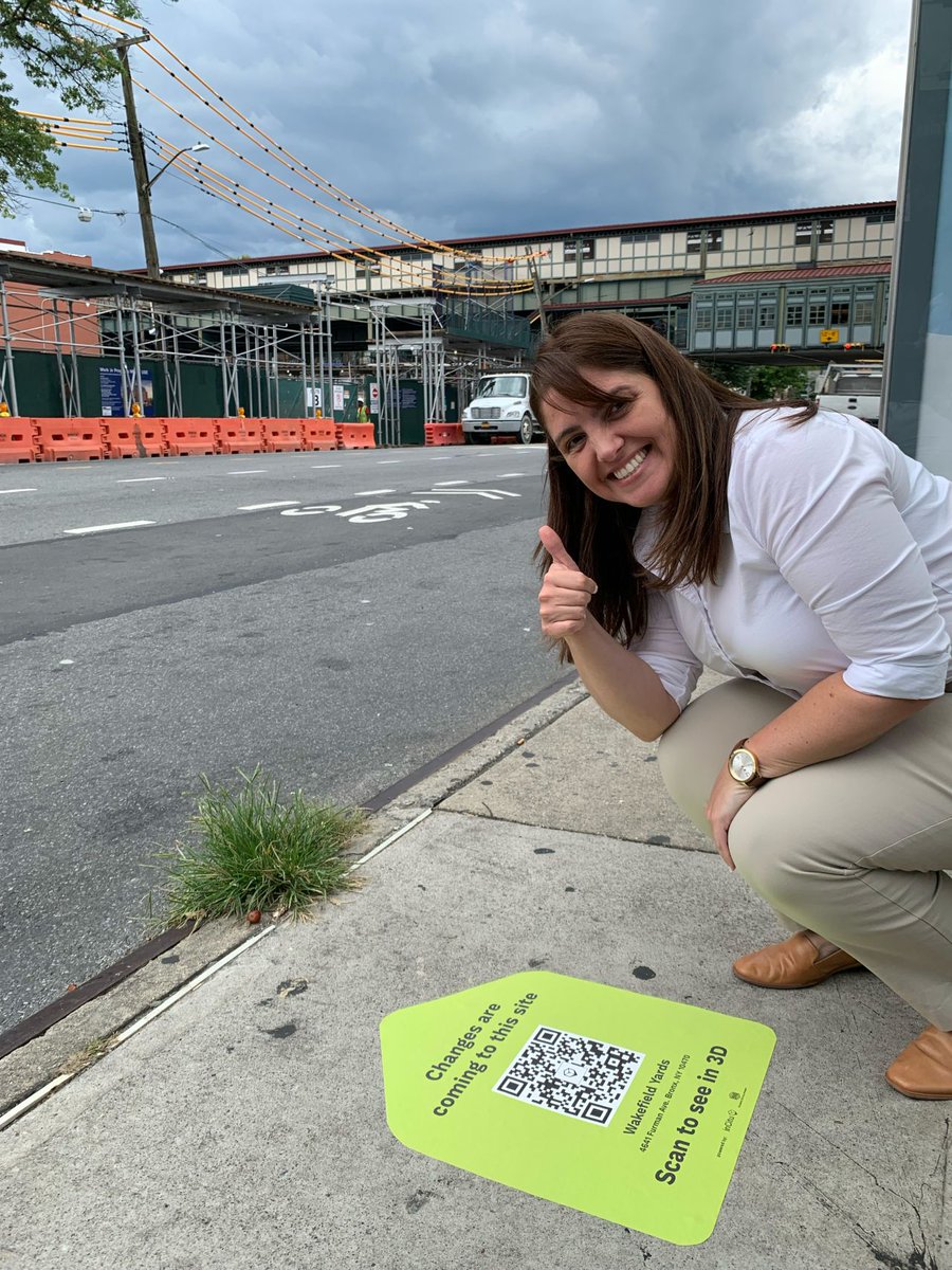 Exciting update from our @inCitu! 🎉 They've partnered with Radson Development to launch an #ARExperience for Wakefield Yards, a 100% affordable housing project in the North Bronx. Explore the future at E 241st / Cranford Ave and E 241st St / Furman Ave stops! #AffordableHousing