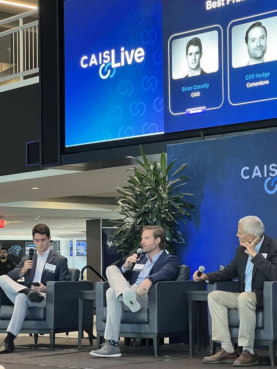 CFASC VP Cliff Hodge discussing alternative asset solutions at Cais Live Charlotte!