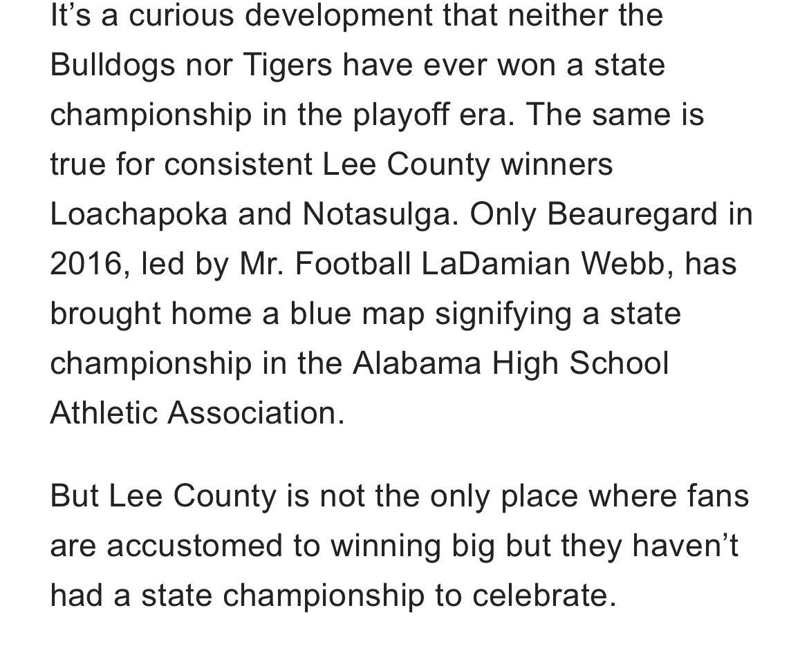 #BuiltByBeau #TheClimb <a href="/BgHS_Football_1/">Beauregard_HS_Football_Official</a> <a href="/aldotcom/">AL.com</a> 

al.com/highschoolspor…