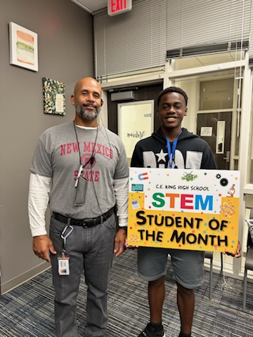It's time to kick off the '24-'25 school year with our September STEM/P-TECH Students of the Month. We will recognize Super STEM/P-TECH students each month throughout the school year. They are recognized for outstanding grades, character, and service to KHS. Congratulations!