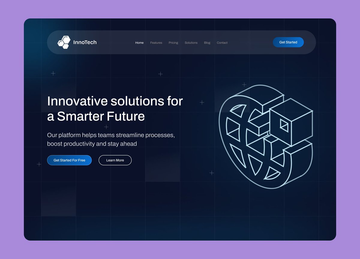 marv_designs's tweet image. Hi Famz, I designed a website hero section for a tech start up agency...
And also decided to try out @isocons_app
Your reviews in the comment section 🥰😘
#openforinternships
#opentonewroles