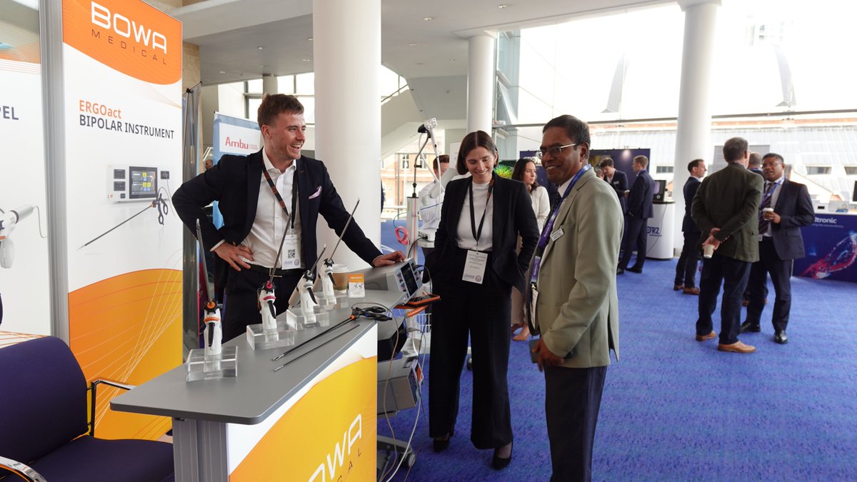BOWAMEDICALUK's tweet photo. AUGIS day 1 ✅
We can't wait for another jam-packed day tomorrow 💪💪
@Augishealth @roux_group @BridgewaterHall #AUGIS #AUGIS24 #RouxGroup #UpperGI #MedTech #Exhibition #Conference #Surgery #SurgicalConference https://t.co/mfnA1LJdV3