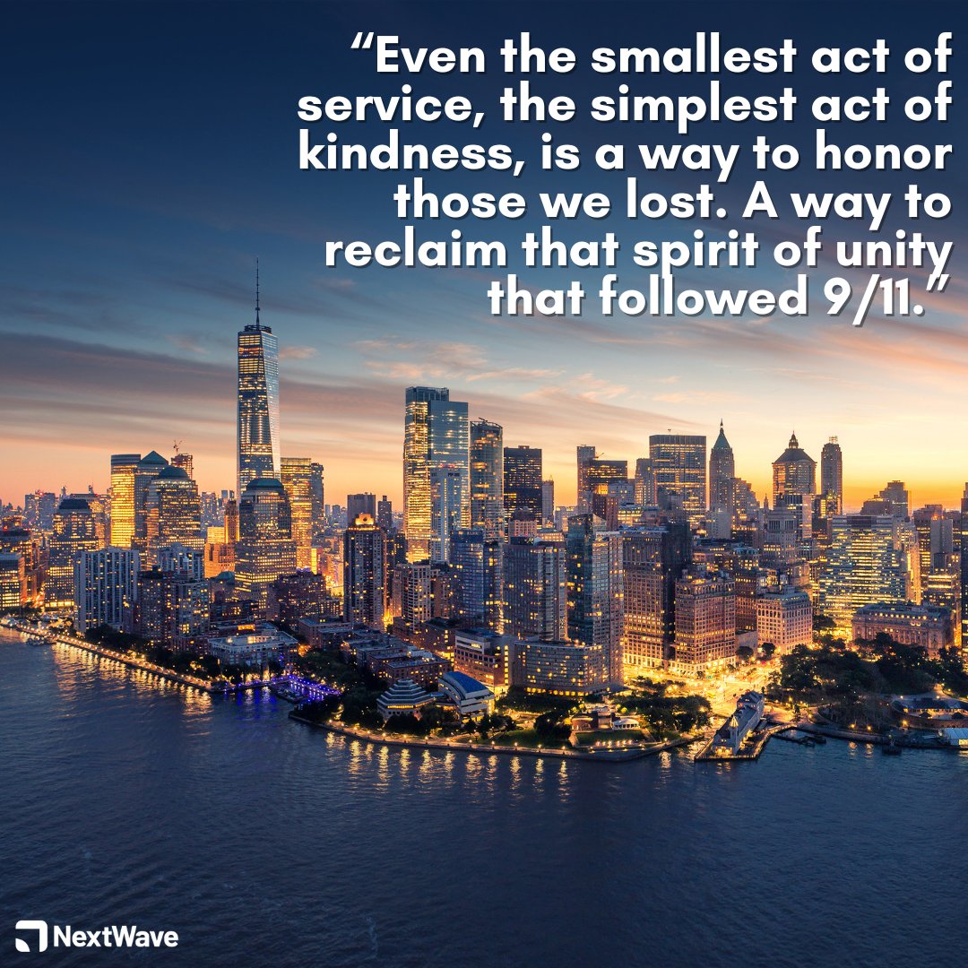 Today, we honor and remember the heroes of 9/11, including some of our own at NextWave. Their courage and sacrifice will never be forgotten. 

#NeverForget
#911Remembrance
#NextWaveSafety