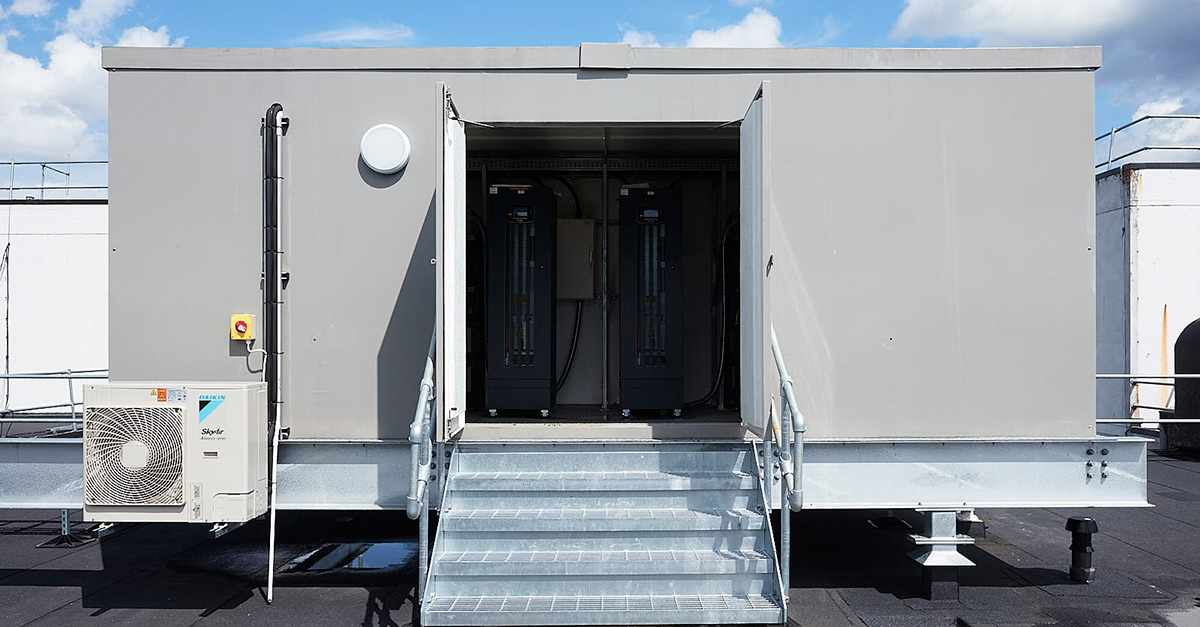 BartonKnightCo's tweet image. The #UninterruptiblePowerSupply (UPS) systems we installed to support the #NICU at St Peter’s Hospital were too large to fit in the Abbey Wing.  

We designed a bespoke steel structure on the roof with a GRP enclosure to house the UPS: ow.ly/zSao50TllWl

#NHSprojects