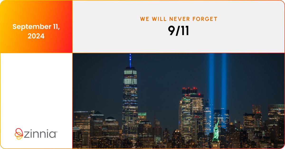 zinnia's tweet photo. Today, we remember the lives lost, honor the bravery of those who responded, and reflect on the resilience and unity that followed. We will never forget. https://t.co/qi0XuJQHFR