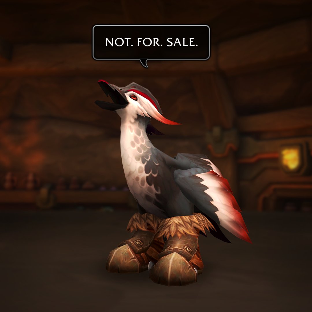 The Shoeduck. Is NOT. For SALE.
